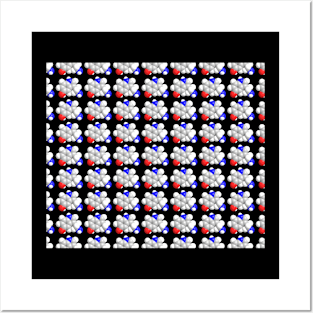 Serotonin Molecule Chemistry Posters and Art